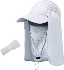 Gorra Solar Anti-UV con Cubierta Desmontable